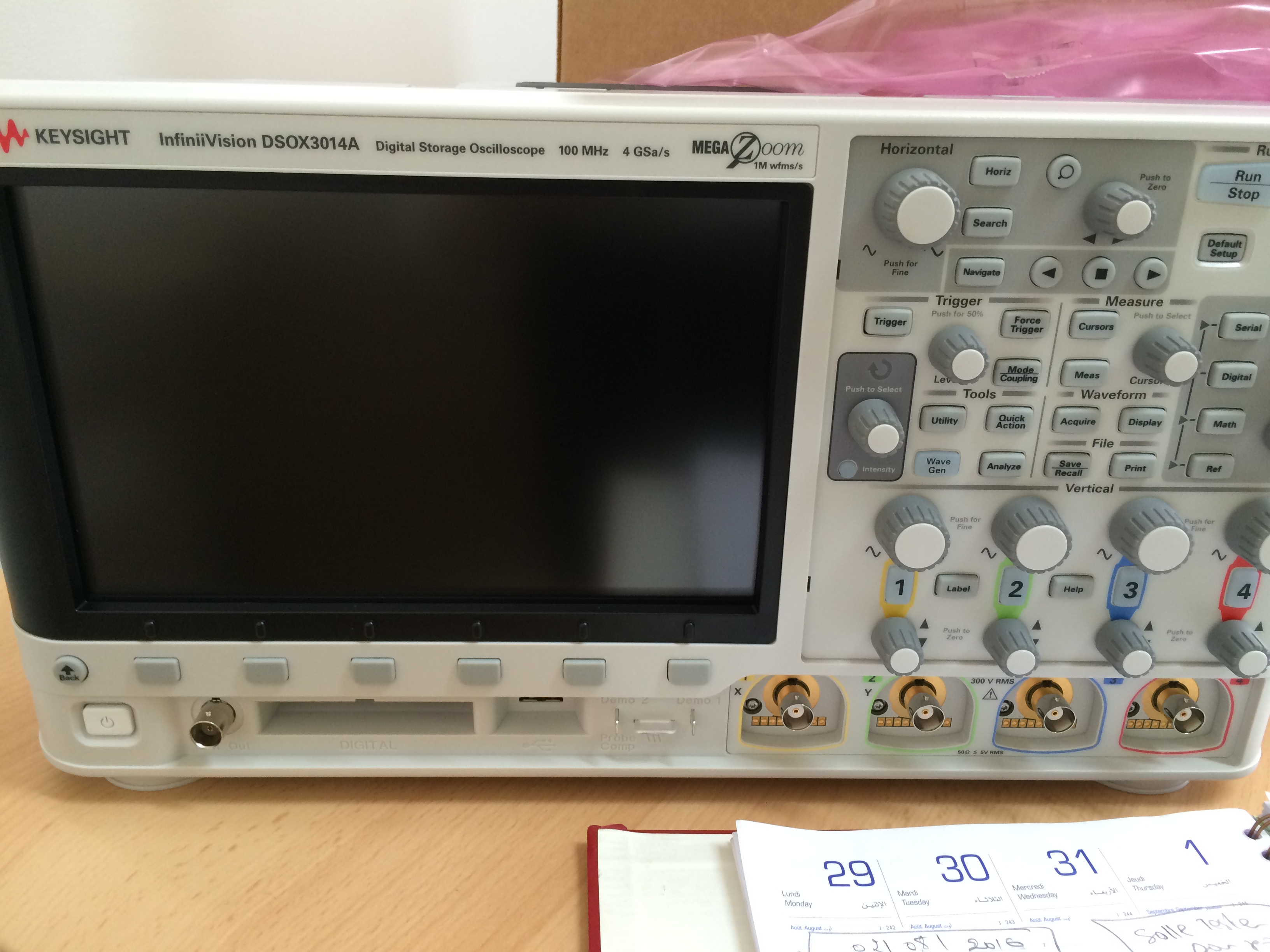 Oscilloscope numérique mixte 4 voies 100 MHZ DSOX3014A