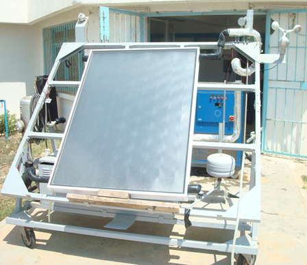 Banc de test des capteurs solaires pour le chauffage de l’eau 